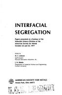 Interfacial segregation