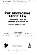 The developing labor law