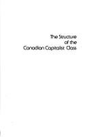 The Structure of the Canadian Capitalist Class