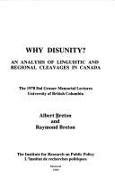 Why disunity?