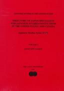 Directory of Japan specialists and Japanese studies institutions in the United States and Canada