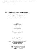 Orthodontics in an aging society