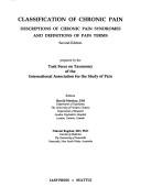 Classification of chronic pain
