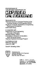 Proceedings of the Second Conference on Computing in Civil Engineering