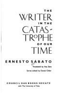 The Writer in the Catastrophe of Our Time (Fiction and Series)