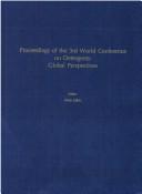 Proceedings of the 3rd World Conference on Detergents: Global Perspectives