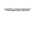 Astronomical infrared spectroscopy