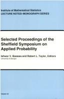 Selected proceedings of the Sheffield Symposium on Applied Probability