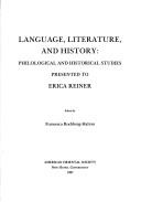 Language, literature, and history