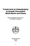 Treatment of Palestinians in Israeli-occupied West Bank and Gaza