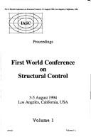 First World Conference on Structural Control
