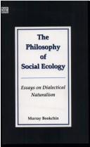The philosophy of social ecology