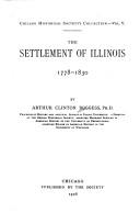 The settlement of Illinois, 1778-1830