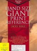 KJV Hand Size Giant Print Reference Bible (Burgundy Bonded Leather)