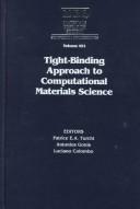 Tight-binding approach to computational materials science