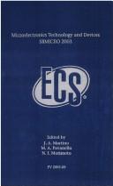 Microelectronics Technology and Devices, Sbmicro 2003