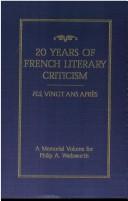Twenty years of French literary criticism