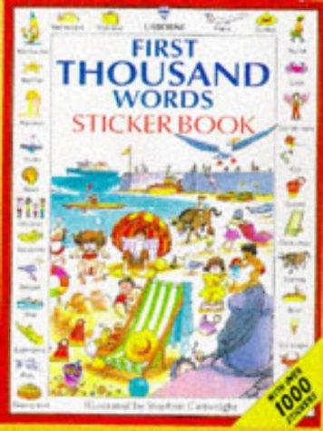 First Thousand Words Sticker Book