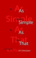 As Simple As That