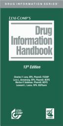 Lexi Comp's Drug Information Handbook (drug Information Series)