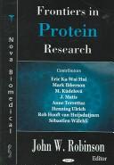 Frontiers in protein research