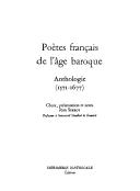 Poètes français de l'âge baroque