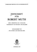 Festschrift für Robert Muth