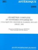 Géométrie complexe et systèmes dynamiques