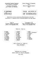 L'offre d'école