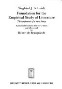 Foundation for the empirical study of literature