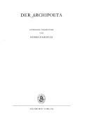 Der Archipoeta