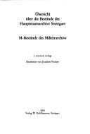 Übersicht über die Bestände des Hauptstaatsarchivs Stuttgart