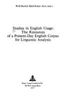 Studies in English usage