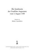 Die Confutatio der Confessio Augustana vom 3. August 1530