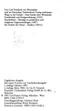 Der bedrohte Friede