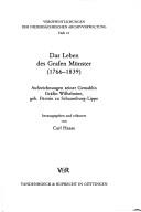 Das Leben des Grafen Münster (1766-1839)