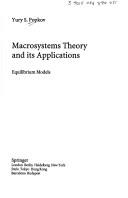 Macrosystems theory and its applications