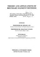 Theory and applications of boundary element methods