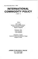 International commodity policy
