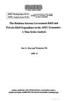 The relations between government R&D and private R&D expenditure in the APEC economies