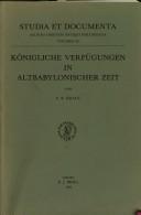 Königliche Verfügungen in altbabylonischer Zeit