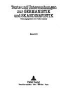Arbeiten zur Skandinavistik
