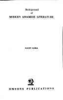 Background of modern Assamese literature
