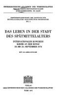 Das Leben in der Stadt des Spätmittelalters