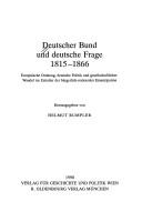 Deutscher Bund und deutsche Frage, 1815-1866