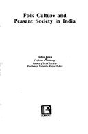 Folk Culture and Society in India