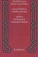 Qasida Poetry in Islamic Asia and Africa Set