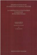 European inter-state co-operation in criminal matters