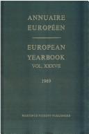 Annuaire Europeen European Yearbook 1979 (Annuaire European/European Yearbook)