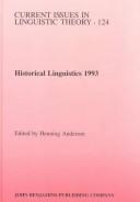 Historical linguistics 1993